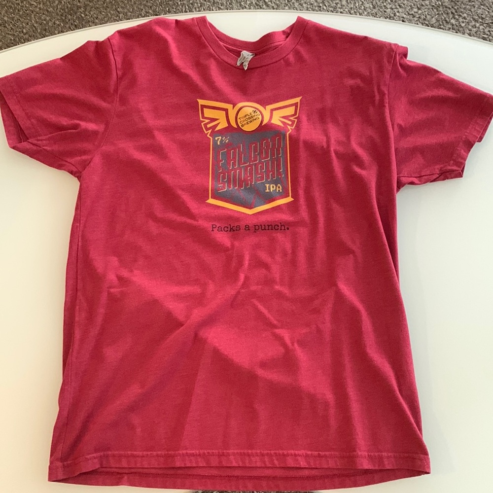 Triple Crossing Brewing  Falcon Smash IPA shirt.Size Large.